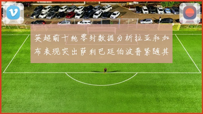 英超前十轮零封数据分析拉亚和加布表现突出萨利巴廷伯波普紧随其后